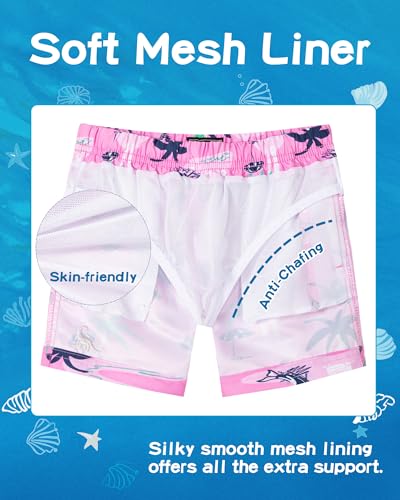 Image of SURF CUZ Boys Swim Trunks Toddler Swim Shorts UPF 50+ Bathing Suit for Boy Swimsuit Quick Dry Mesh Beach Boardshorts Swimwear