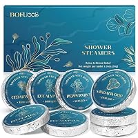 Bofuoos Geschenke für Männer, Badebomben Aromatherapie Geburtstagsgeschenk Geschenke for Männer, SPA Stressabbau Duschdampfer Vatertagsgeschenke personalisiert für Papa (8 Stück)