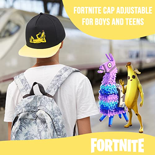 Image of Fortnite Baseball Cap for Boys, Quality Made Boys Hat and Fitted Cap, Flatbrim Baseball Hat with Sleek Design