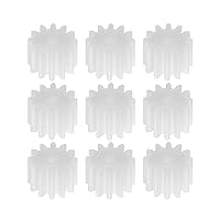 Vista 1 de Othmro 50pcs 122A Modelo de engranaje de plástico blanco 12 dientes 0.276 in OD 0.079 in diámetro agujero 0.197 in espesor pequeño engranajes buenos