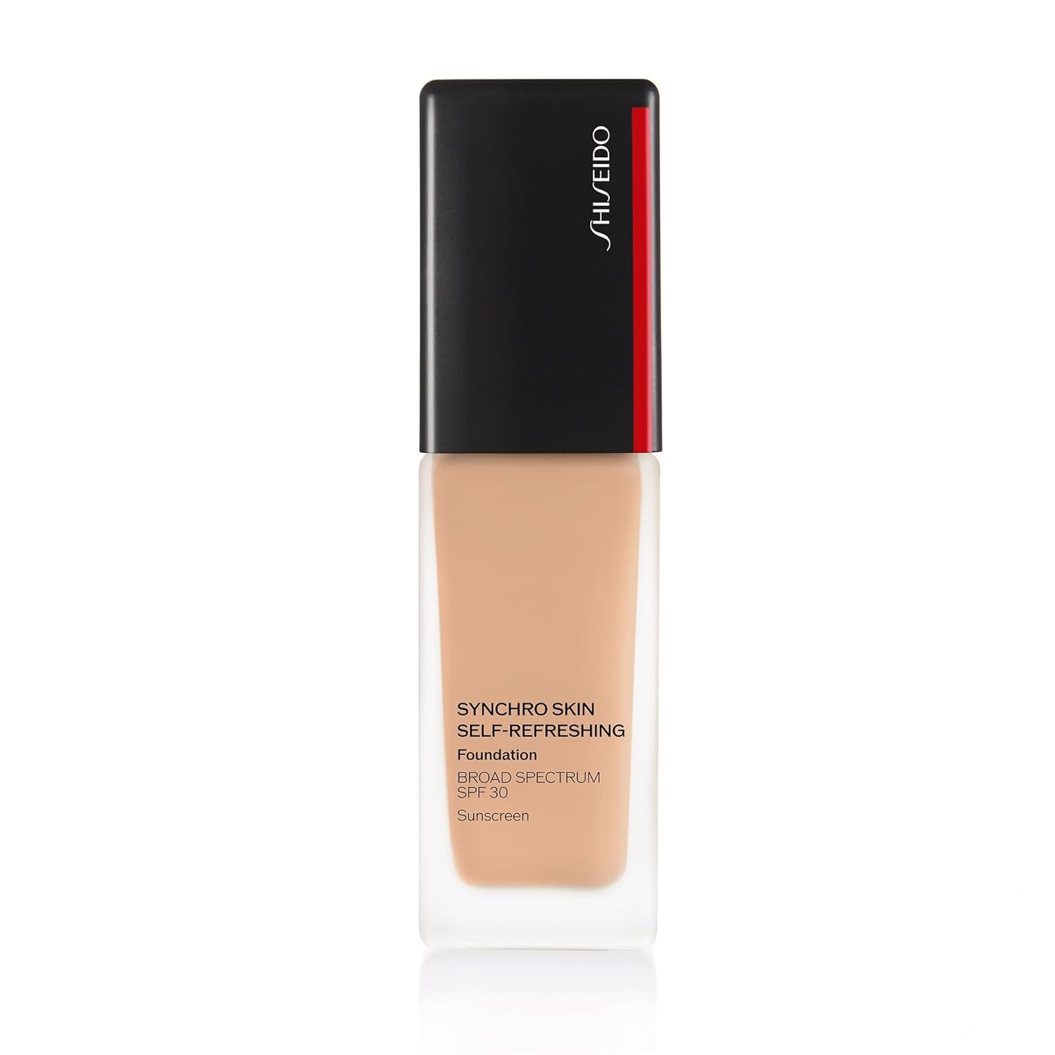Shiseido Synchro Skin Self-Refreshing Foundation SPF 30, Silk 310 - Medium-to-Full Buildable Coverage - Natural Finish, 24-Hour Wear - Water Resistant & Non-Comedogenic - 30 mL