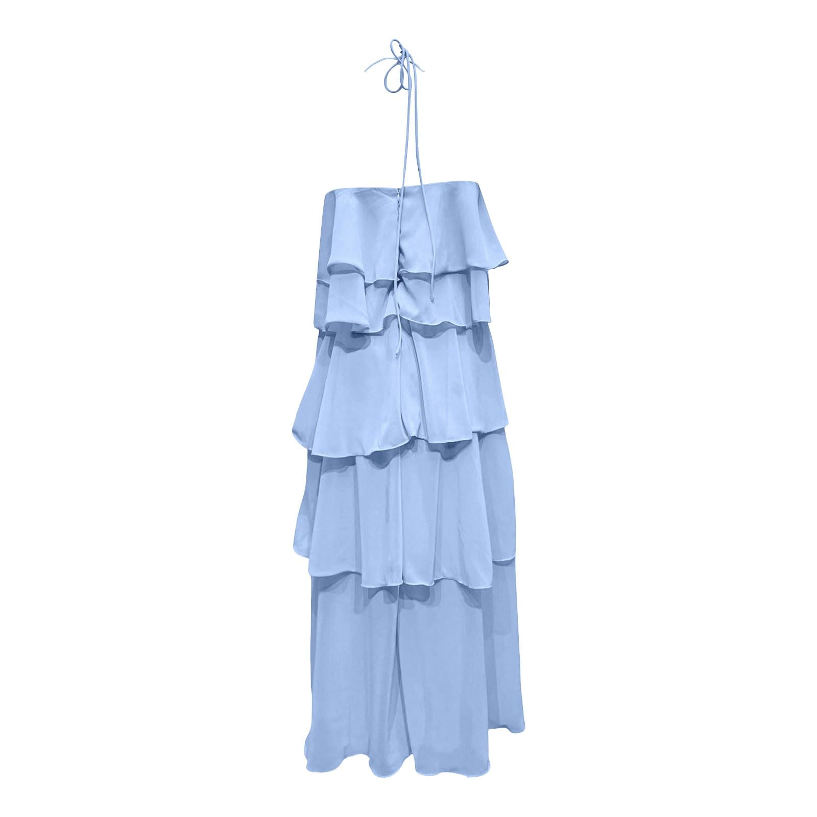 Vestido Gasa Estampado Floral Manga Larga Elegante, Boda Fiesta Mujer