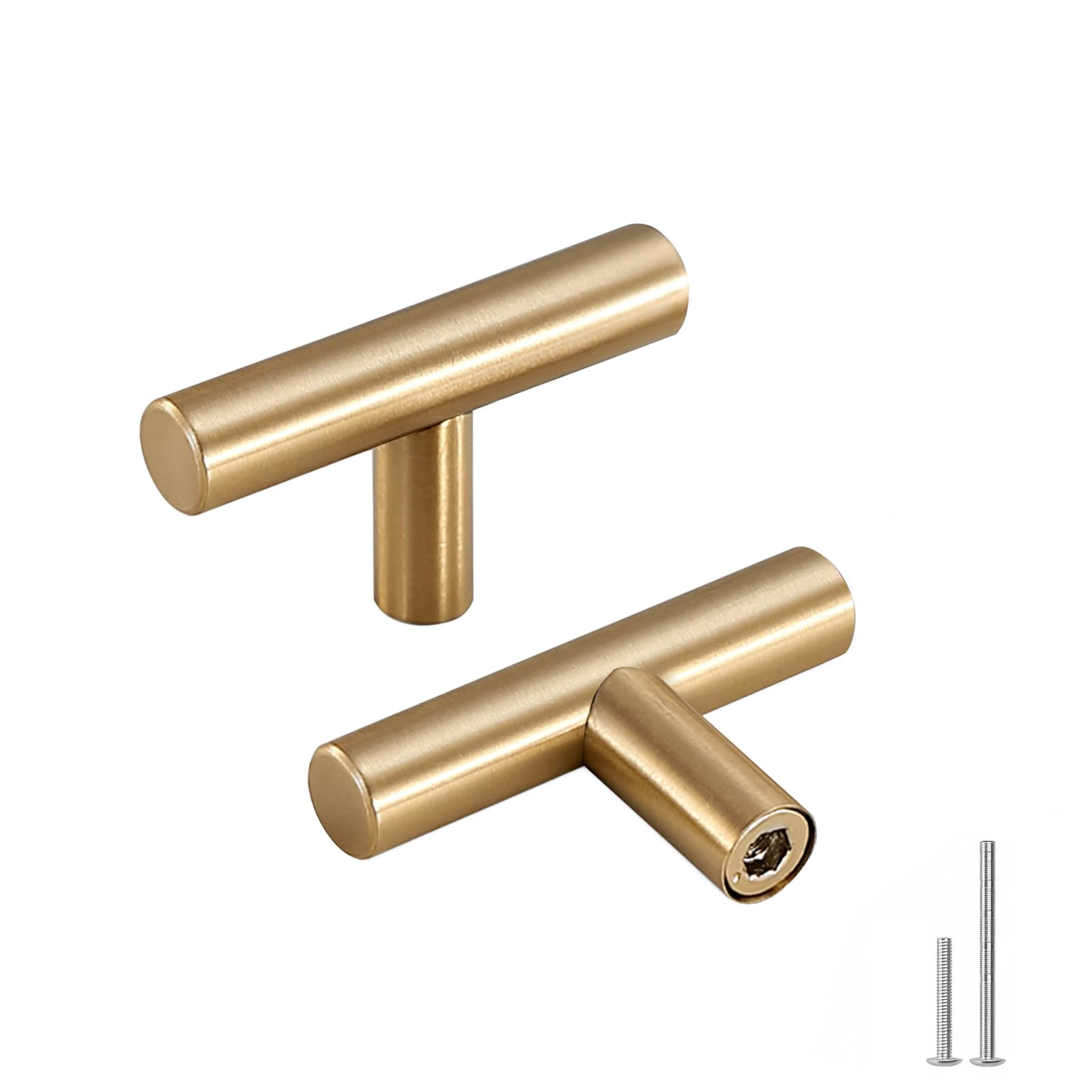 Goldenwarm Champagne Bronze Cabinet Pulls - 25 Pack -9