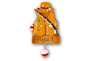 Fishing Pole Ornament - Custom Keepsake Gift