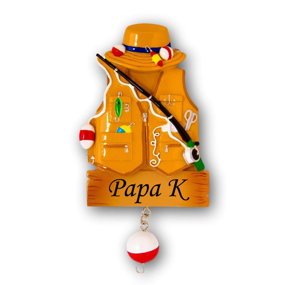 BTS ジン Fishing Vest アメリカ US限定 LA ポップアップ Amazon.com: Fishing Vest Christmas Ornament, Fisherman Hat Bobber