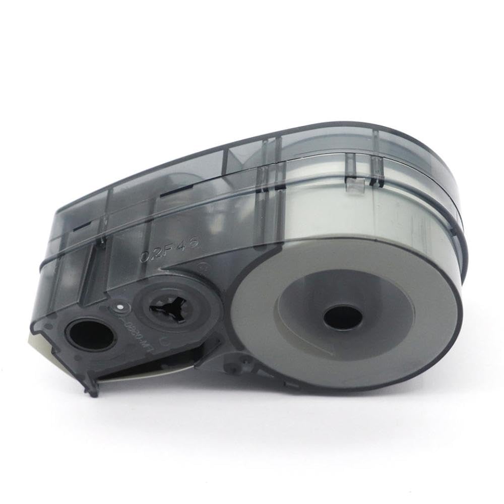 Nastro in inchiostro M21-250-488 Nastro per etichette in poliestere Cartuccia nastro Nero su bianco 6,35 mm x 6,4 m Compatibile con stampante Bmp Plus Lab(1pcs)