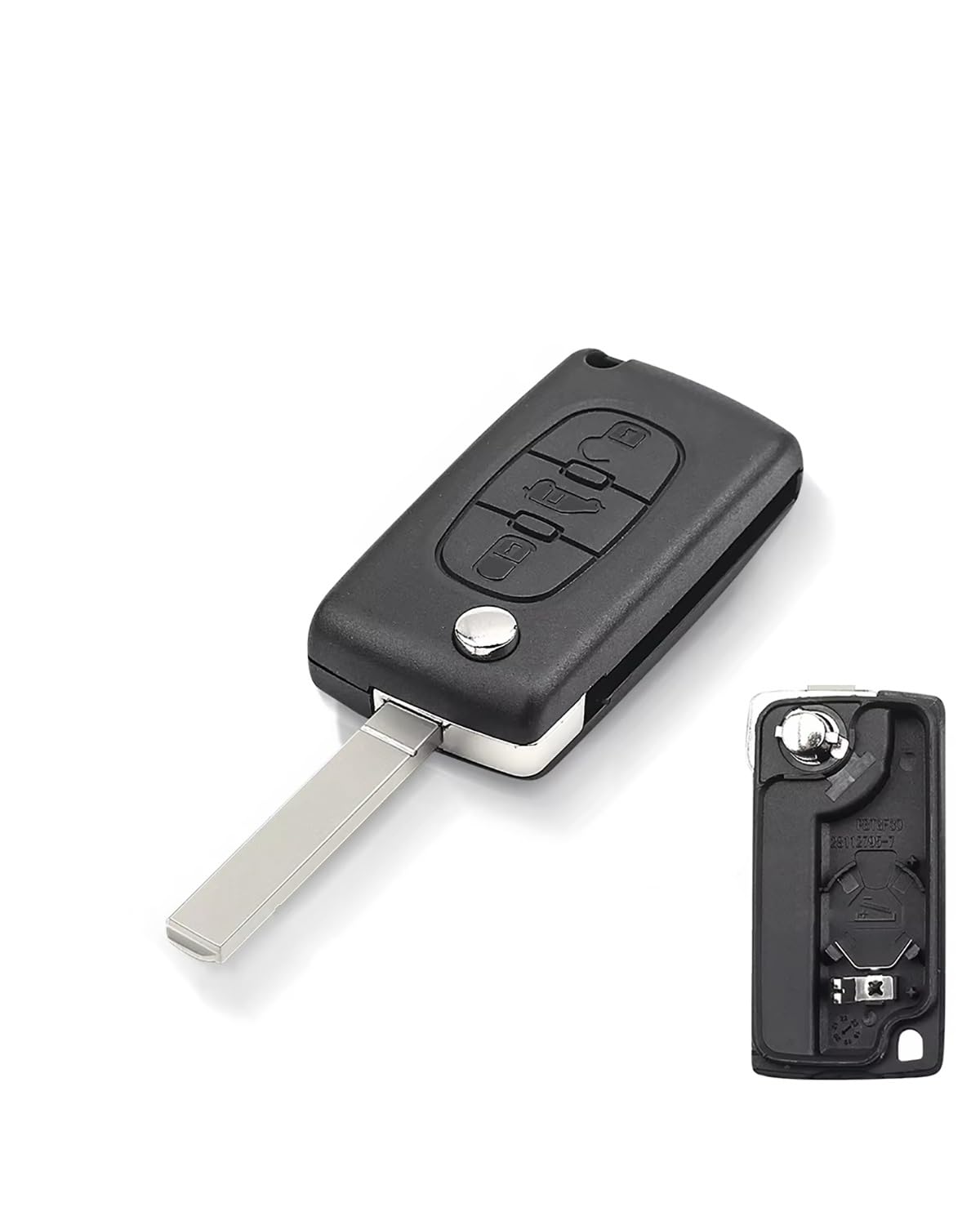 Remplacement Clé Télécommande 3 Boutons HU83 CE0536 Lot de 10 Pièces