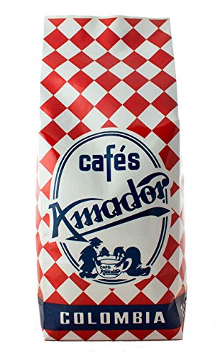 Cafés AMADOR - Café en GRANO Natural Arábica - COLOMBIA (1Kg)