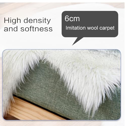 Tapis en forme de cœur double de qualité supérieure doux et chaleureux - 7