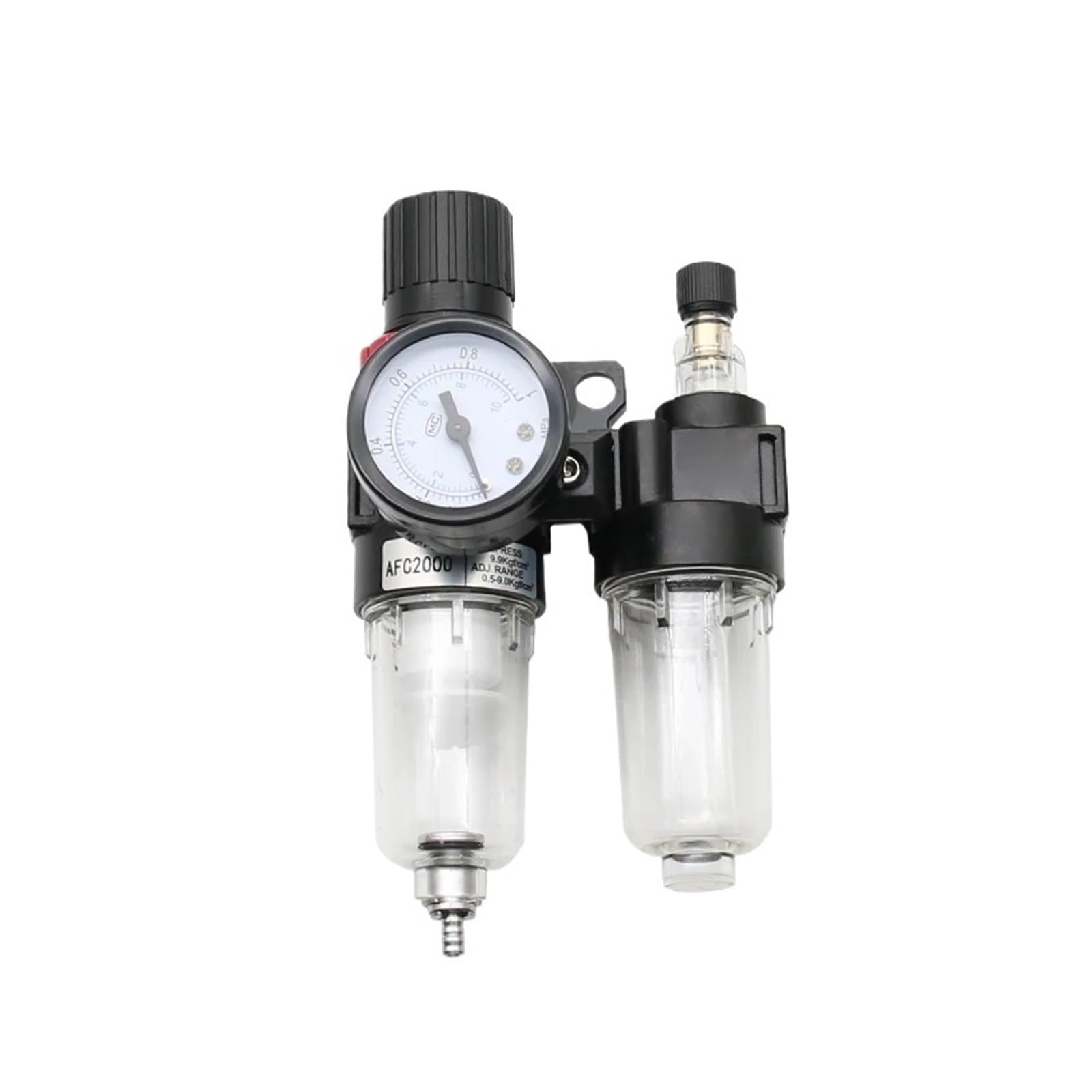 AYNRJKKX AFC2000 G1/4 Air Compressor Oil Water Separator Filter for Pressure Reducing Valve Regulator AFR2000 + AL2000(AFC2000)