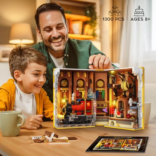 HOGOKIDS Magic Train Station Book Nook Set thumbnail 4