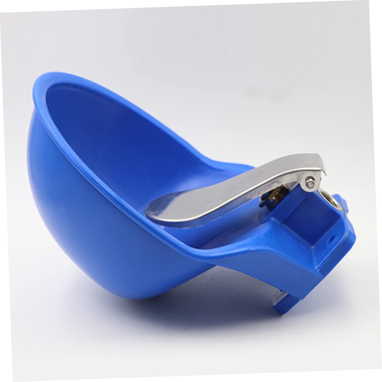 Abbeveratoio Automatico in Plastica Blu per Bovini, Facile da Usare | Grande Formato, Livello Dell’acqua Stabile, Lavabile, per Uso in Fattoria, Tipo Vasca