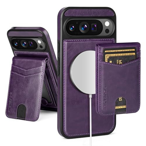 SkyEagle for MagSafe Google Pixel 10 Pro XL Wallet Case,Purple