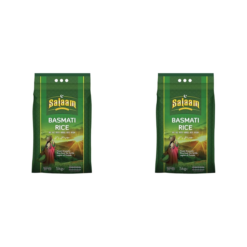 SalaamBasmati Rice (Normal) 5KG (Pack of 2)