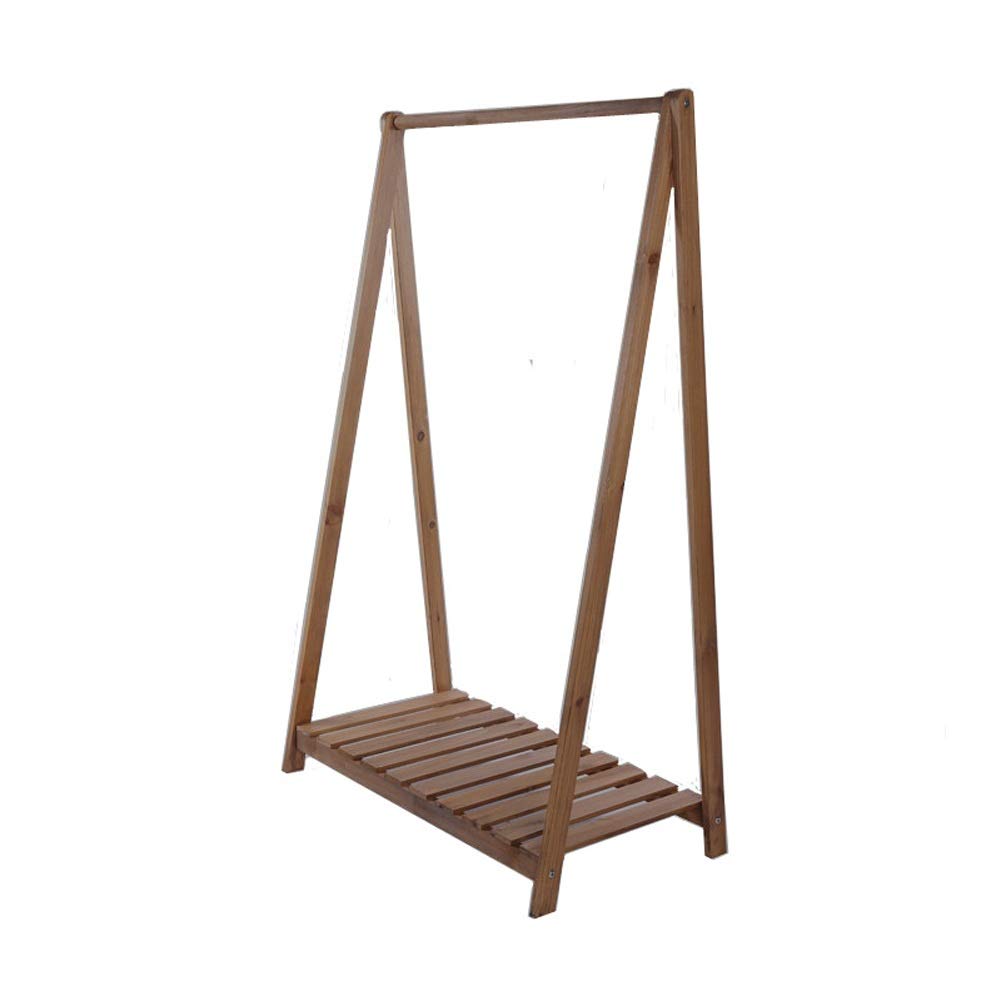 Plant Holder Mid Century Wood Wooden Flower Stand Indoor Balcony Free Standing Plant Stand Garden Decorative Flower Display Rack Coat Rack,2 Colors (Color : Brown, Size : 95cm)