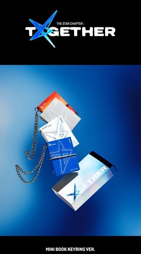 TXT The Star Chapter: TOGETHER [Mini Book Keyring 4 Ver Set] 4th Full Album + Extra photocards