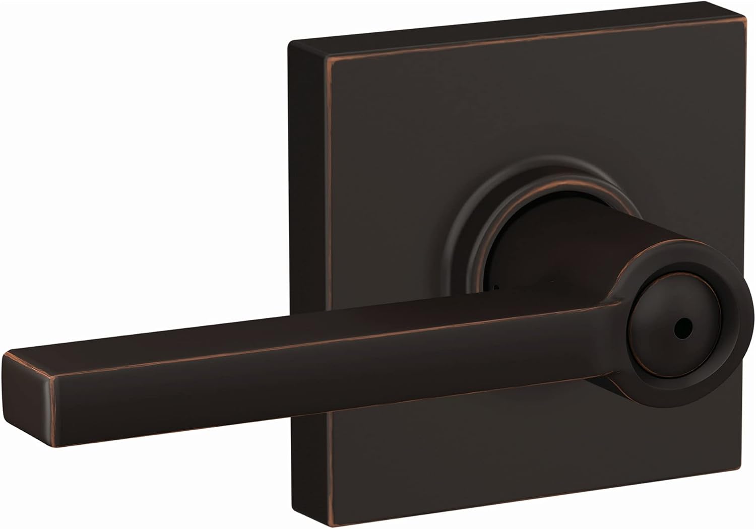 Latitude Lever with Collins Trim Bed & Bath Privacy
