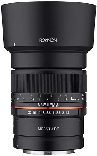 Miniatura 4 de ROKINON Lente telefoto de alta velocidad F1.4 de 3.346in para cámaras Canon R sin espejo