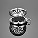 HooAMI Aromatherapy Essential Oil Diffuser Necklace Locket Pendant Stainless Steel Perfume Necklace with 12 Refill Pads (A1-Celtic Knot)