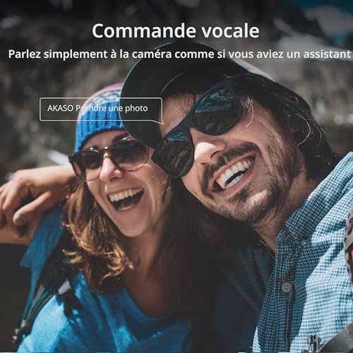AKASO Brave 7 Caméra Sport 4K avec Carte de 128Go, IPX8 Action Cam Etanche – vue 4