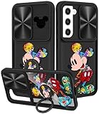 Joyleop for Galaxy S21 FE 5G Case Cartoon Cute for Girls Women Teen Kids Girly Phone Covers Fun Unique Kawaii Pattern Design with Slide Camera Cover Ring Holder for S21 FE 6.4', Coll