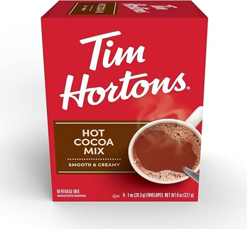 Tim Hortons Hot Cocoa Mix Packets, Smooth & Creamy, 40 Count