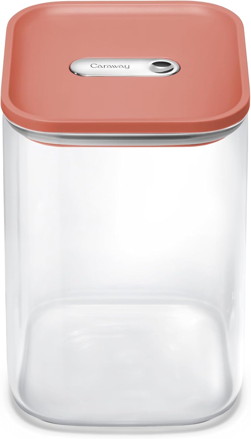 Caraway 4qt Glass Airtight Food Storage Container with Lid – Non-Toxic, BPA-Free Kitchen Storage Container – Stackable, Space-Saving Airtight Container for Dry Goods and More – Perracotta Caraway 4qt Glass Airtight Food Storage Container with Lid – Non-Toxic, BPA-Free Kitchen Storage Container – Stackable, Space-Saving Airtight Container for Dry Goods and More – Perracotta
