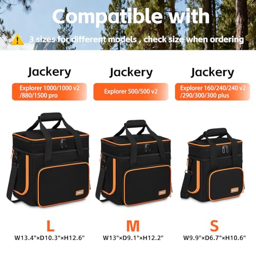 Étui de transport portable Jackery 500 de qualité supérieure