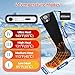 Beheizbare Socken 5v 8000mAh Wiederaufladbare Fußwärmer Warme Socken Damen Herren APP-Steuerung Beheizte Socken 4 Temperatur Heizsocken Skisocken für Outdoor Skifahren Wandern Winter (XL(38-48))