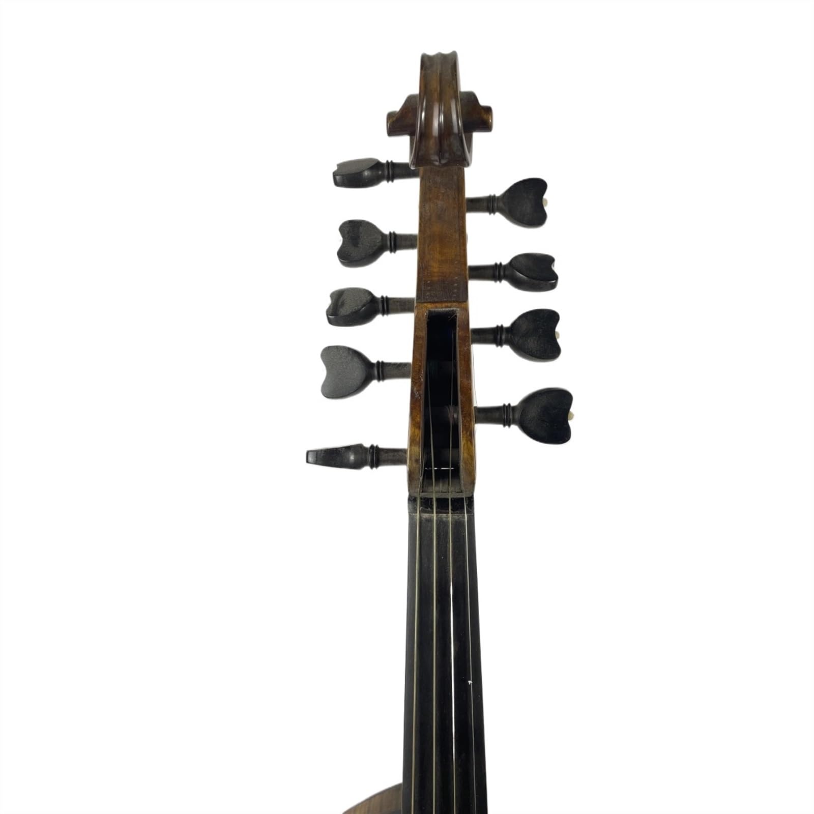 4/4-Violine Und Koffer, Rückseite Aus Geflammtem Ahorn, Fichtendecke, Handgeschnitzter Korpus Aus Massivem Holz, Klar Lackiert, Halbfertige Violine
