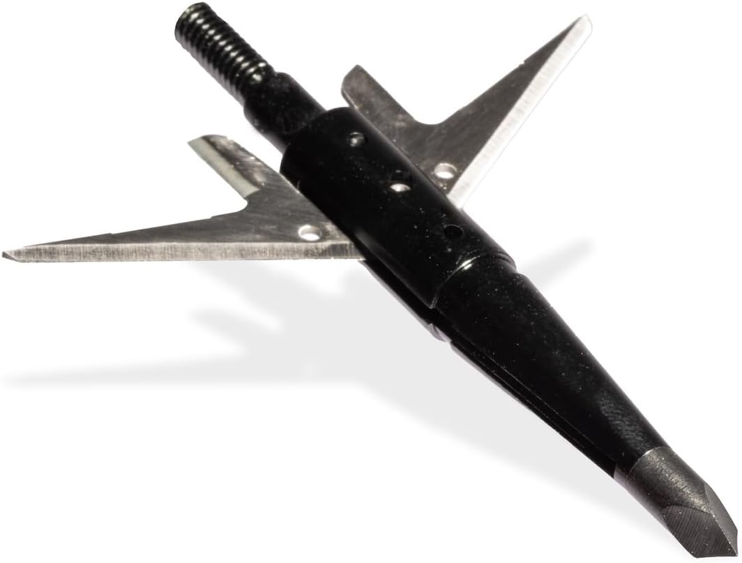 Swhacker Hank Parker Series #282 Broadheads | 125 Grain, 2.25″ Cut, 3-Pack | Signature Edition for Reliable Penetration & Flight