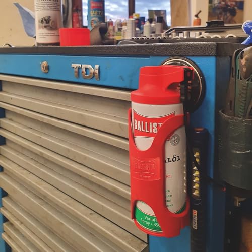 BALLISTOL 29150 Dosenhalter – Für 350ml, 400ml, 500ml BALLISTOL-Dosen – Mit Magnet und Einrastsystem