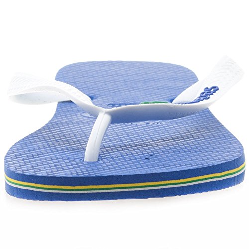 Chinelo Brasil Logo, Havaianas, Adulto Unissex, Azul Naval, 39/40