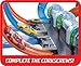 Hot Wheels Track Set and Toy Car, Large-Scale Motorized Track with 3 Corkscrew Loops, 3 Crash Zones and Toy Storage (Amazon Exclusive)