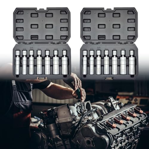 Douille rotative 3/8 magnétique à paroi mince de précision
