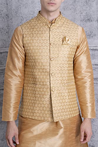 Image of Ethluxis Men's Silk Blend Kurta Set
