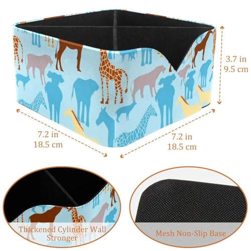 Porte-stylo rectangulaire bleu avec compartiments de rangement pour cosmétiques - 4