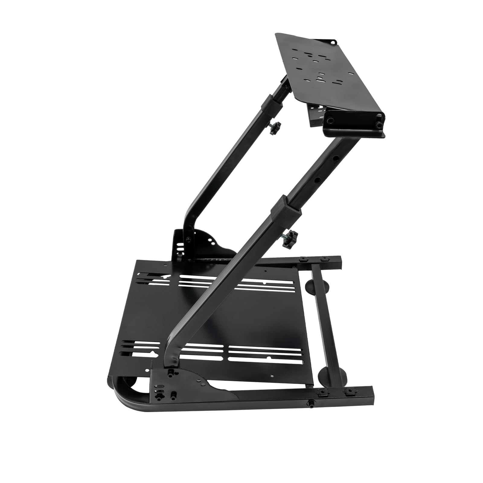 KANBCNG Lenkradständer Simulation Racing Lenkradhalter Gamesitz Rennsimulator Neigungsverstellbares Universal Gestell Fahrsimulator Cockpit Gaming Gear Halterung Faltbar für Logitech G25 G27 usw