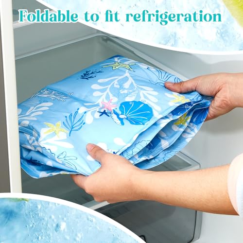 Meanplan 17.7x47.2 Inch Reusable Freezable Ice Mats for Buffet,Shell by Meanplan - Image 4