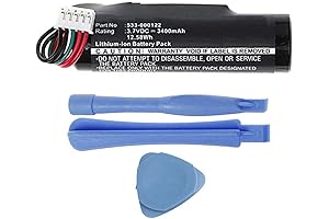 3400mAh Battery Compatible with Logitech Ultimate Ears UE Roll 2 Portable Bluetooth Speaker