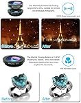 Cell Phone Camera Lens Kit,11 in 1 Universal 20x Telephoto Lens,0.63Wide Angle+15X Macro+198°Fisheye+2X Telephoto+Kaleidoscope+CPL/Starlight/Eyemask/Tripod,for Most iPhone Smartphone