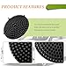 wedfish Car Wash Bucket,10.28 Inch Diameter Car Wash Filter for Collecting Sediment & Grit,Universal Essentials Car Cleaning Accessories for Most Cars Trucks SUVs (Black)