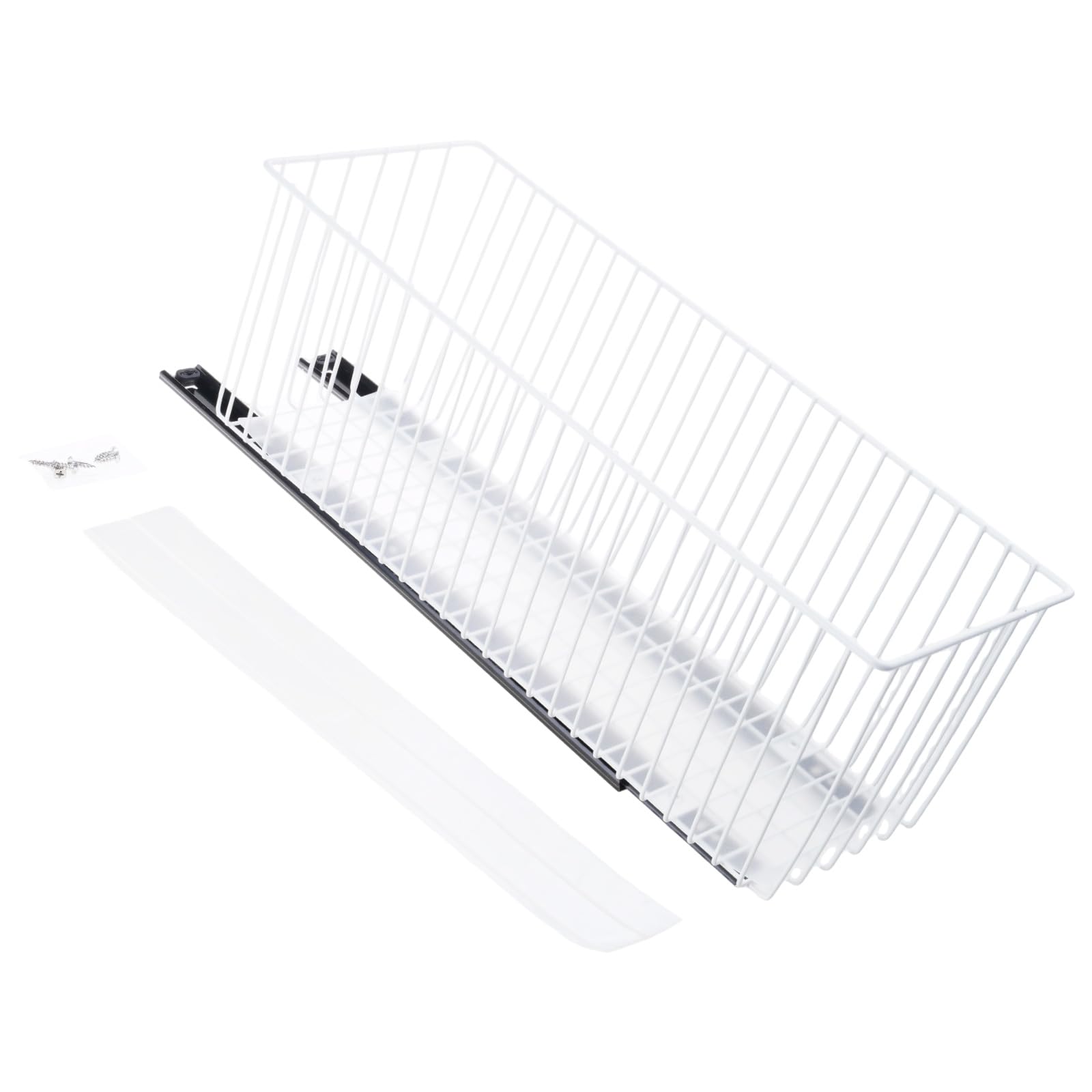 Buxuaaaa Easy Access Pull Out Wire Basket for Neat Kitchen and Bathroom Storage Sturdy Carbon Steel Structure 16cm Width Kitchen Organizers Rack