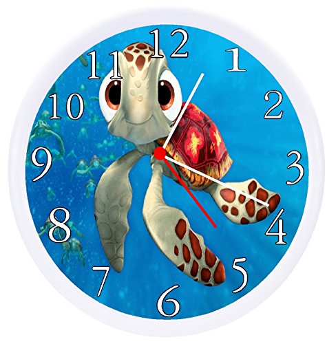 Image of Finding Nemo Squirt Turtle Wall Decor Clock
