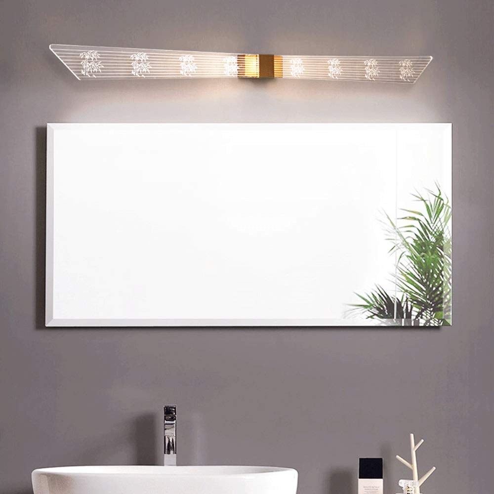 Luz espejo baño, luz espejo LED Lámpara gabinete espejo ultrabrillante Blanco neutro 15W Iluminación maquillaje Linterna pared ahorro energía Luces tocador aluminio 4000K para interior 40cm