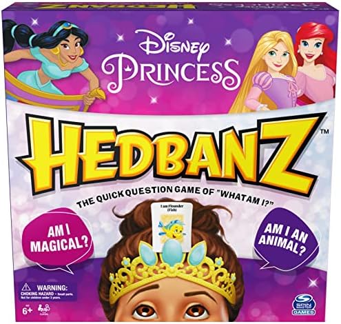 Spin Master Games Disney Princess Headbanz Guessing Game for Kids, Board Games for Ages 6 & Up, 6063446 9 51edGD+BwuL. AC