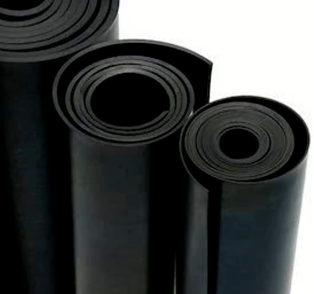 Mugar- Plancha de Goma SBR 2mm en Rollo o por Metros.- Ancho 1,00m o 1,40m- Suelo de Goma Antideslizante y Anti-Fatiga- Aislante Acústico y Térmico (SBR Negra 2mm, Ancho 1,4m Metreado)