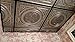 Steampunk-Faux Tin Ceiling Tile - Antique Silver 25-Pack