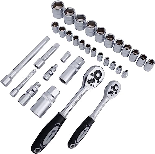 image for Amazon Basics 65-Piece General Household Home Repair and Mechanic's Ha