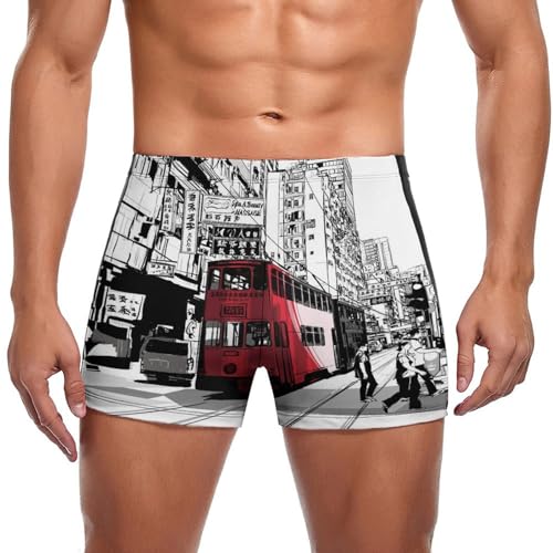 Boxer de natation haut de gamme avec finitions robustes pour homme